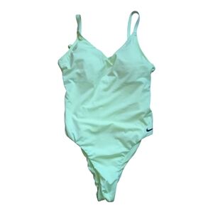 Nike Light Green One Piece Swimsuit